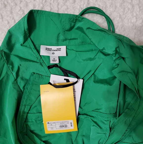 DVF for Target Women's Nylon Packable Long Sleeve Half Zip Jacket - Picture 11 of 11